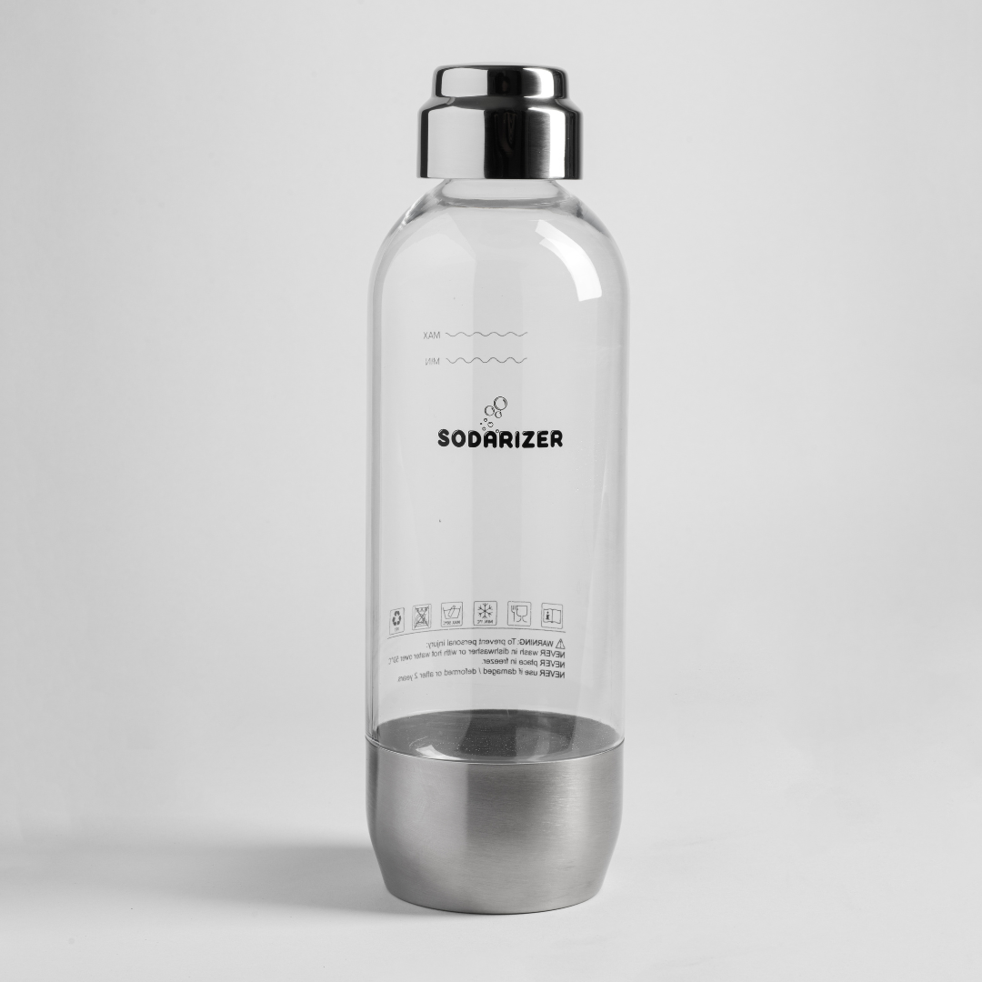 Sodarizer STEEL: Soda and Seltzer Water Maker