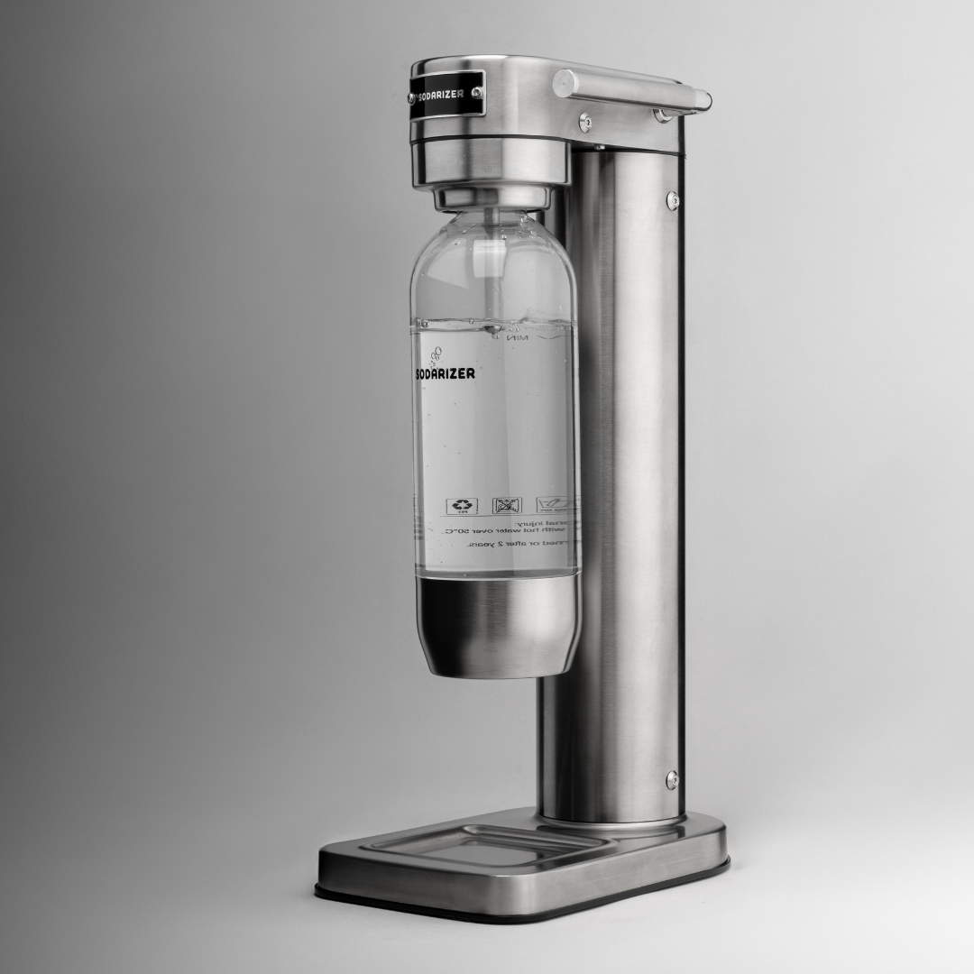 Sodarizer STEEL: Soda and Seltzer Water Maker