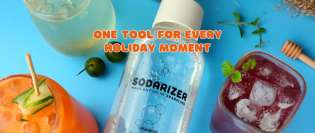 How Sodarizer Makes Your Holidays Easier with Sparkling Water at Home