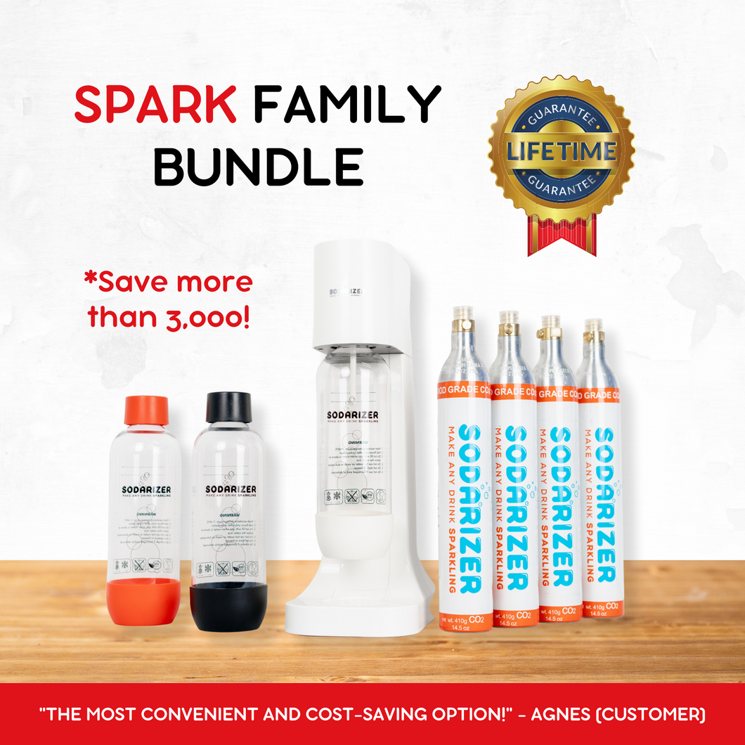 *Add on* 3 Co2 Tanks + 2 Bottles (Can only be purchased with the Spark unit)